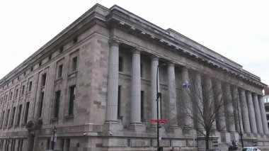 Kanada 'nın tarihi bölgesinde Montreal Kanada Adliyesi - Seyahat fotoğrafçılığı