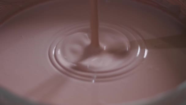 Malerei Reparatur Farbmischung Mit Einem Baumixer Farbe Auf Wasserbasis Mischen — Stockvideo