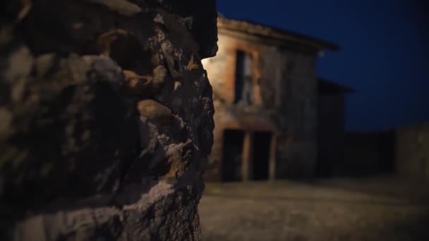 Turistik Bir Yer Kale Kule Antik Kale Şehir Kalesi Antik — Stok video