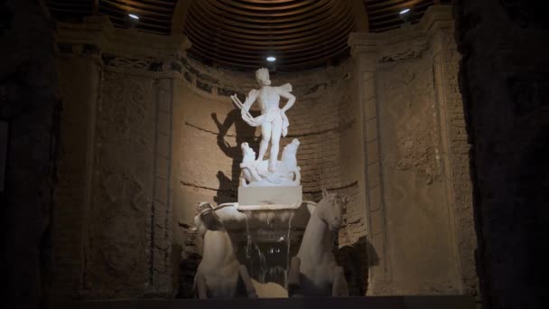 Venaria Turin Italy Haziran 2023 Venaria Reale Sarayı Ndaki Arkeoloji — Stok video
