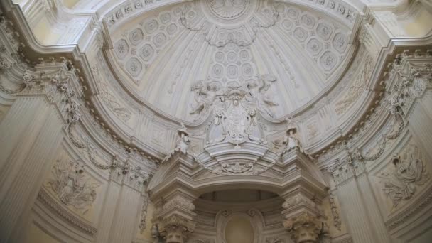 Venaria Turin Italy Ιουνιου 2023 Εσωτερικό Του Venaria Reale Palace — Αρχείο Βίντεο