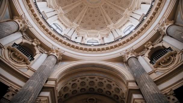 Turin Italy Haziran 2023 Superga Bazilikasının Mimari Kubbesi Torino Yüksek — Stok video