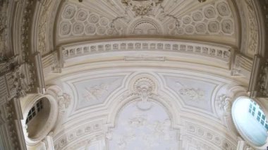 VENARIA, TURIN, ITALY, 11 Haziran 2023: Venaria Reale Sarayı 'nın İçi. - Evet. Yüksek kalite 4k görüntü