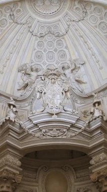 VENARIA, TURIN, ITALY, 11 Haziran 2023: Venaria Reale Sarayı 'nın İçi. - Evet. Yüksek kalite 4k görüntü