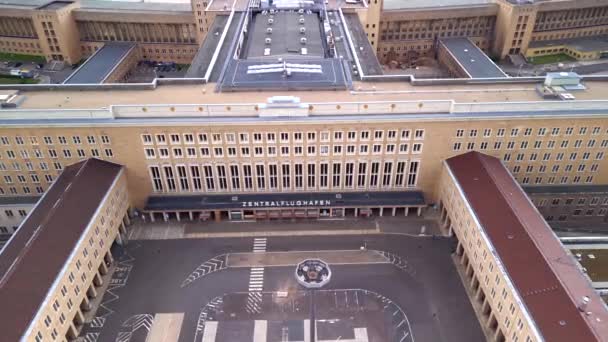 Panorama Vue Ensemble Drone Tempelhof Berlin Allemagne Jour Été 2022 — Video