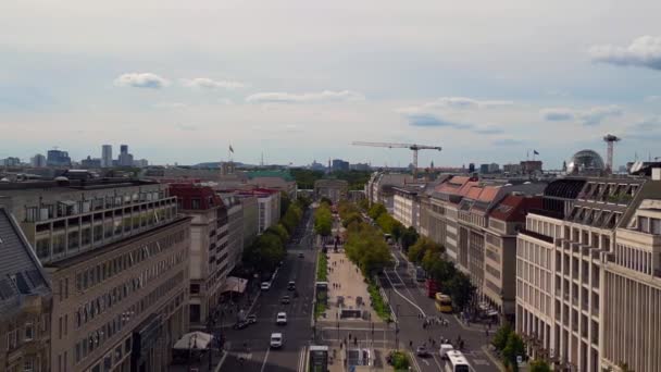 Létě Roku 2022 Létají Univerzitě Pod Lískovými Stromy Berlíně Německu — Stock video