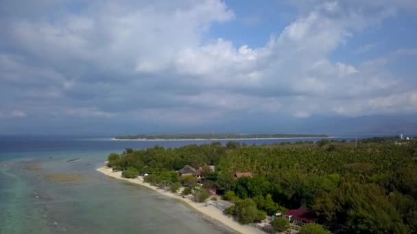 2017 Yazında Gili Air Endonezya Nın Insansız Hava Aracını Indirin — Stok video