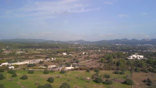 在2022年夏天 Ibiza岛的全景无人驾驶飞机 4K电影制作 — 图库视频影像