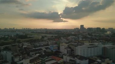 Tayland 'daki Panorama Drone, Kasım 2022' de görüldü. Yüksek Kalite 4K Sinematik Görüntü