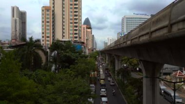 İHA şehri ari thailand dezNovember 2022 'yi ters uçur. Yüksek Kaliteli 4k Sinematik Görüntüler