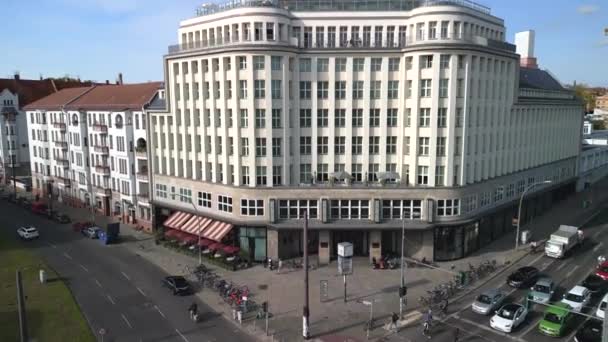 Fly Reverse Drone Soho House Berlin Summer Day 2022 High — Video