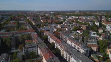 berlin Weissensee city, summer day 2022. High Quality 4k Cinematic footage