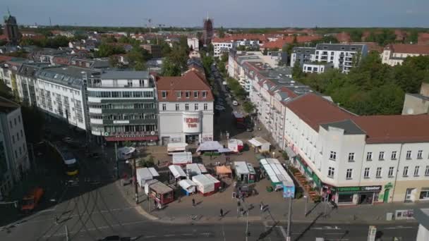 Panorama Orbit Drone Berlin Weissensee City Summer Day 2022 High — Vídeos de Stock