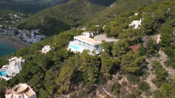 Panorama Orbit Drone Island Ibiza Autumn 2022 High Quality Cinematic — Vídeo de Stock