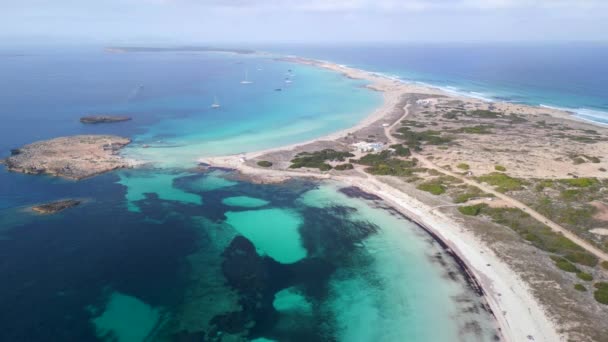 Biza Spanya Adası Için Hız Rampası 2022 Sonbaharında Hızlandırılmış Zaman — Stok video