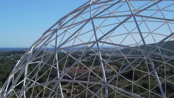 2022 Yılının Güneşli Yaz Günü Ibiza Spanya Daki Panorama Disko — Stok video