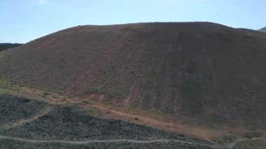 Lanzarote Kanarya Adaları, İspanya 2023 yılının güneşli bir günü. Yüksek Kaliteli 4k Sinematik Görüntüler