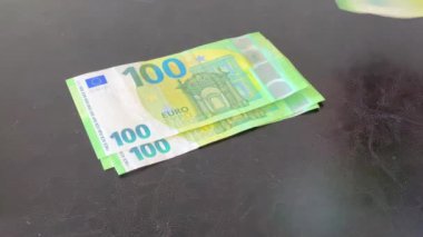 Money bill close up. High Quality 4k Cinematic footage