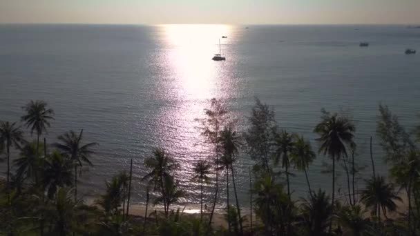 Fly Drone Footage Koh Kood Island Thailand Sunny Day 2022 — Stock video