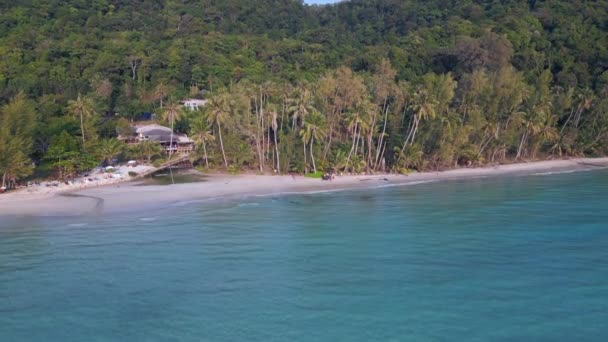 Panorama Overview Drone Koh Kood Island Thailand Sunny Day 2022 — Vídeos de Stock