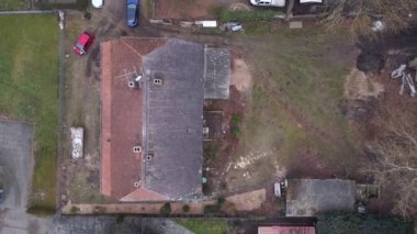 Hız rampası Hiperlapse hareket hızı zaman aşımı, Luessow Batı Pomeranya 2023 kışı. Yüksek Kalite 4k... Sinematik görüntüler..