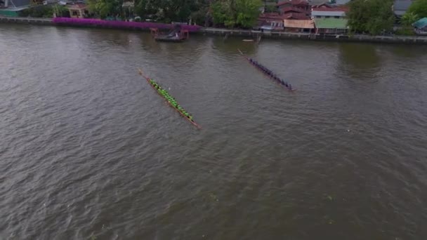 Tayland 2022 Tepeden Aşağıya Doğru Dron Görüntüsü Uhd Sinematik Çekim — Stok video
