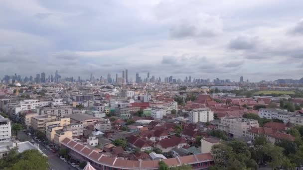Geschwindigkeit Rampe Hyperlapse Motionlapse Zeitraffer Phra Sumen Fort Bangkok Thailand — Stockvideo