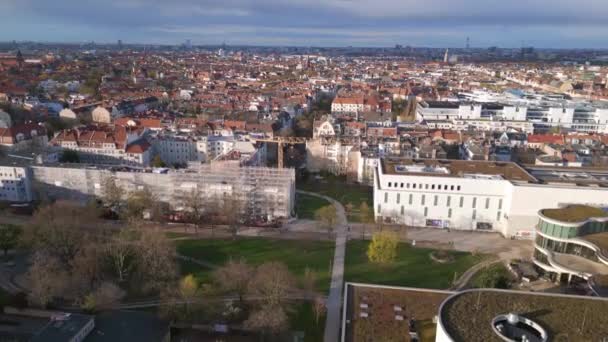 Duitsland Dalende Drone Uhd Filmische Beelden — Stockvideo