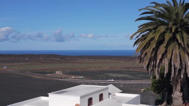 Vila Casas Brancas Villas Lanzarote 2023 Voo Passagem Muito Próximo — Vídeo de Stock