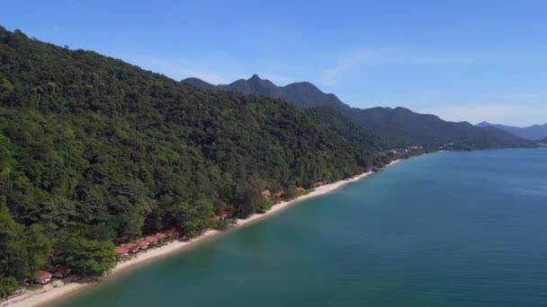 Pulau Koh Chang Thailand 202 Panorama Ikhtisar Drone Uhd Cuplikan — Stok Video