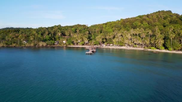 Noi Bay Kut Lagoon Island Thaïlande Panorama Aperçu Drone Uhd — Video