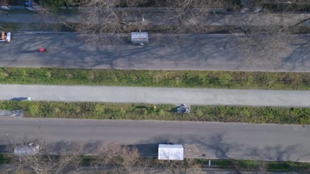 베를린 보행자 도로가 눈에는 우드의 장면이 보인다 — 비디오