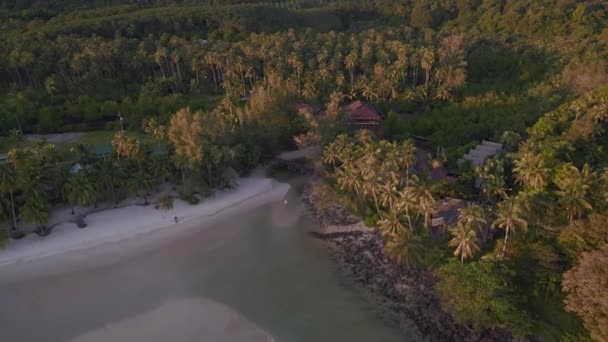 Thailand 2022 Panorama Baan Drone Uhd Filmische Beelden — Stockvideo