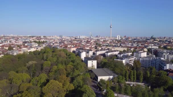 Stadsdeel Mitte Duitsland Voorjaar 2023 Speed Ramp Hyperlapse Motionlapse Timelapse — Stockvideo