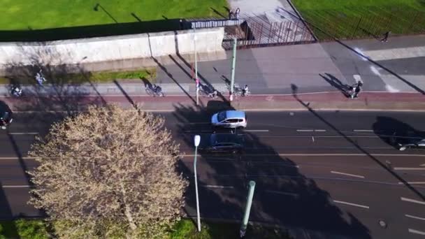 Strefa Przejścia Granicznego Berlin Wall Memorial Powiat Mitte Niemcy Wiosna — Wideo stockowe
