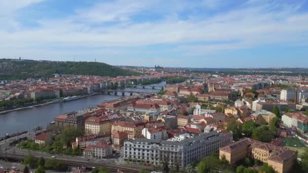 Городской Округ Прага Чешская Республика Весна 2023 Года — стоковое видео