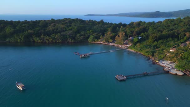 Koh Kood Île Bang Bao Plage Thailand 2022 Panorama Panorama — Video