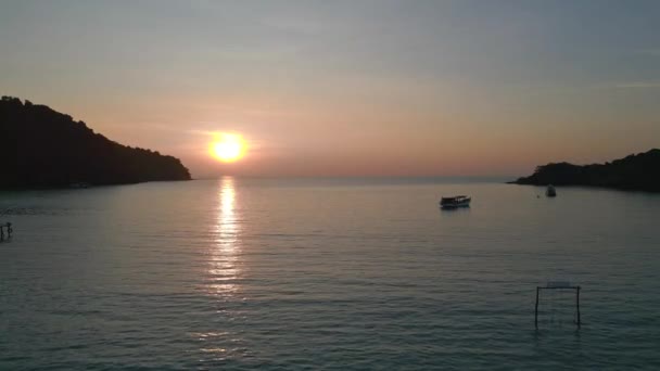 Koh Kood Island Bang Bao Beach Thailand 2022 Panorama Overview — стокове відео