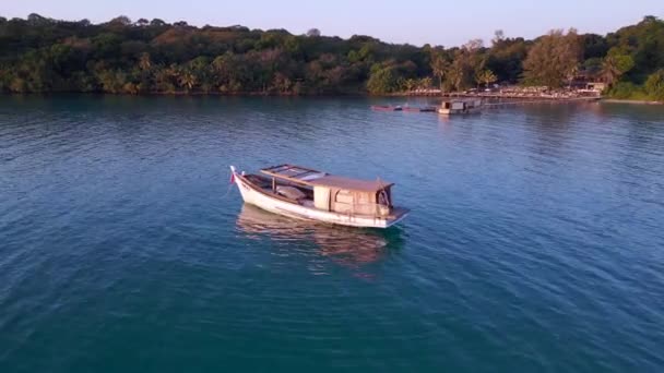 Koh Kood Île Bang Bao Plage Thailand 2022 Panorama Orbite — Video