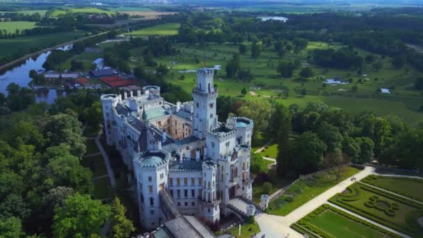 Hluboka Nad Vltavou 2023 보헤미아 지역에 동화같은 성이다 — 비디오
