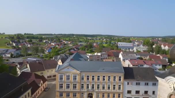 Австрія Гейденрайхштайнський Замок Європі Літній День 2023 Швидкісна Рампа Hyperlapse — стокове відео