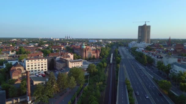 유럽의 베를린 도시에 역사적 2023 — 비디오