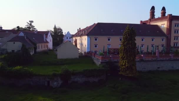 Kota Trebon Wittingau Bohemia Selatan Republik Czech Eropa Musim Panas — Stok Video