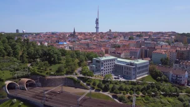 Prague Centro Cidade República Checa Europa Verão 2023 Visão Geral — Vídeo de Stock