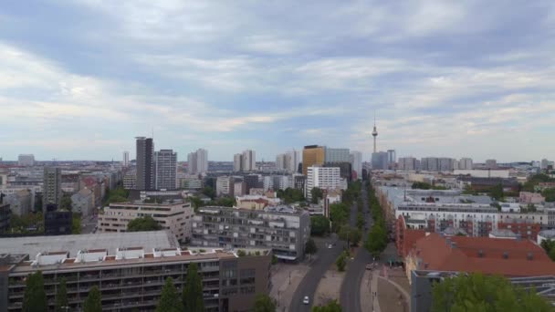 Stad Berlijn Gebouw Duitsland Zomer 2023 Cinematisch — Stockvideo