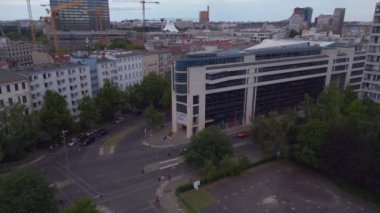 Parti İcra Komitesi Berlin, Almanya Yaz Günü 2023 İHA 4K Sinema İdaresi.