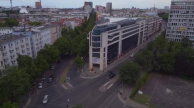 Parti İcra Komitesi Berlin, Almanya Yaz Günü 2023 Panorama İnsansız Hava Aracı 4K.