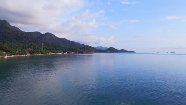Chang Village Huts Resort Beach Hotel Isla Montañosa Tailandia 2022 — Vídeo de stock