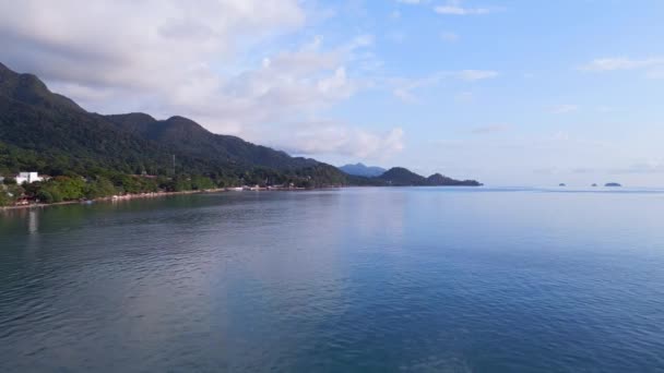 Chang Village Huts Resort Beach Hotel Mountainous Island Thailandia 2022 — Video Stock