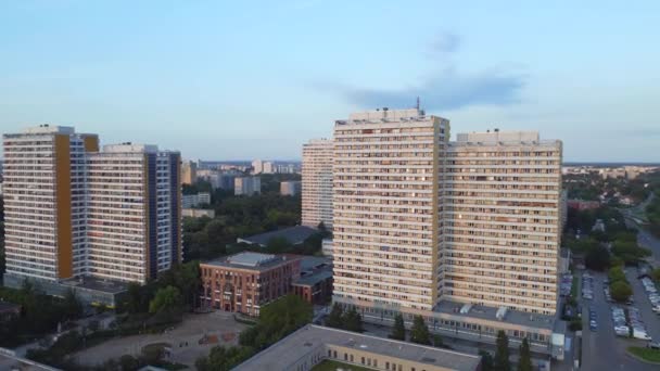 Berlim Cidade Habitação Propriedade Marzahn Alemanha Painel Construção Sistema Complexo — Vídeo de Stock